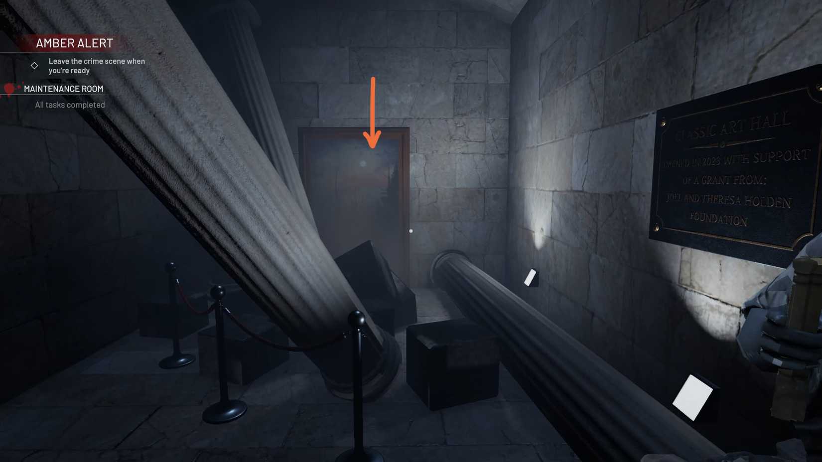 crime-scene-cleaner-act-2-cassette-tape-cd-secret-locations-amber-alert-where-find-how-get-solve-puzzle - painting