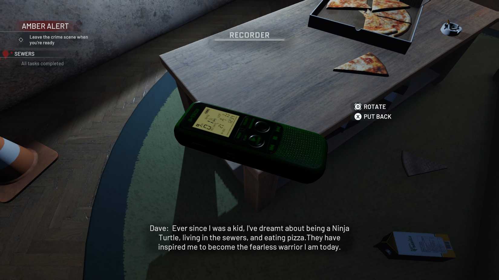 crime-scene-cleaner-act-2-how-to-play-dartboard-game-amber-alert-get-john-bucket-teenage-mutant-ninja-turtles-sewer-dave-lair - recorder