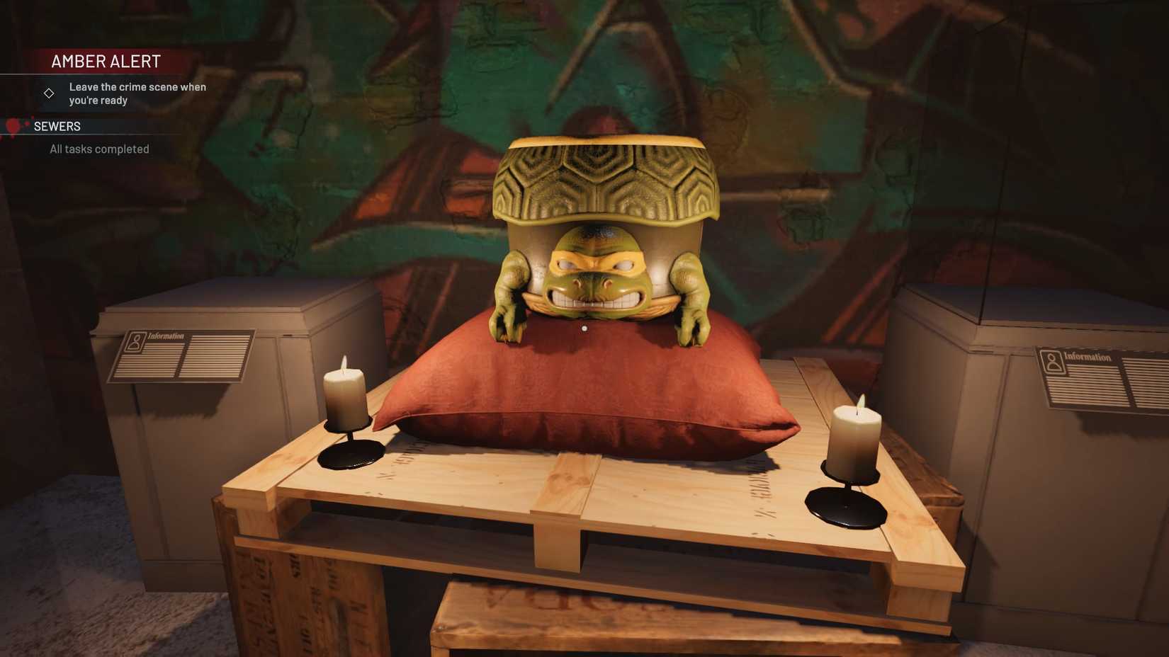 crime scene cleaner act 2 how to play dart board game amber alert get john bucket teenage mutant ninja turtles sewer dave lair - tmnt bucket skin