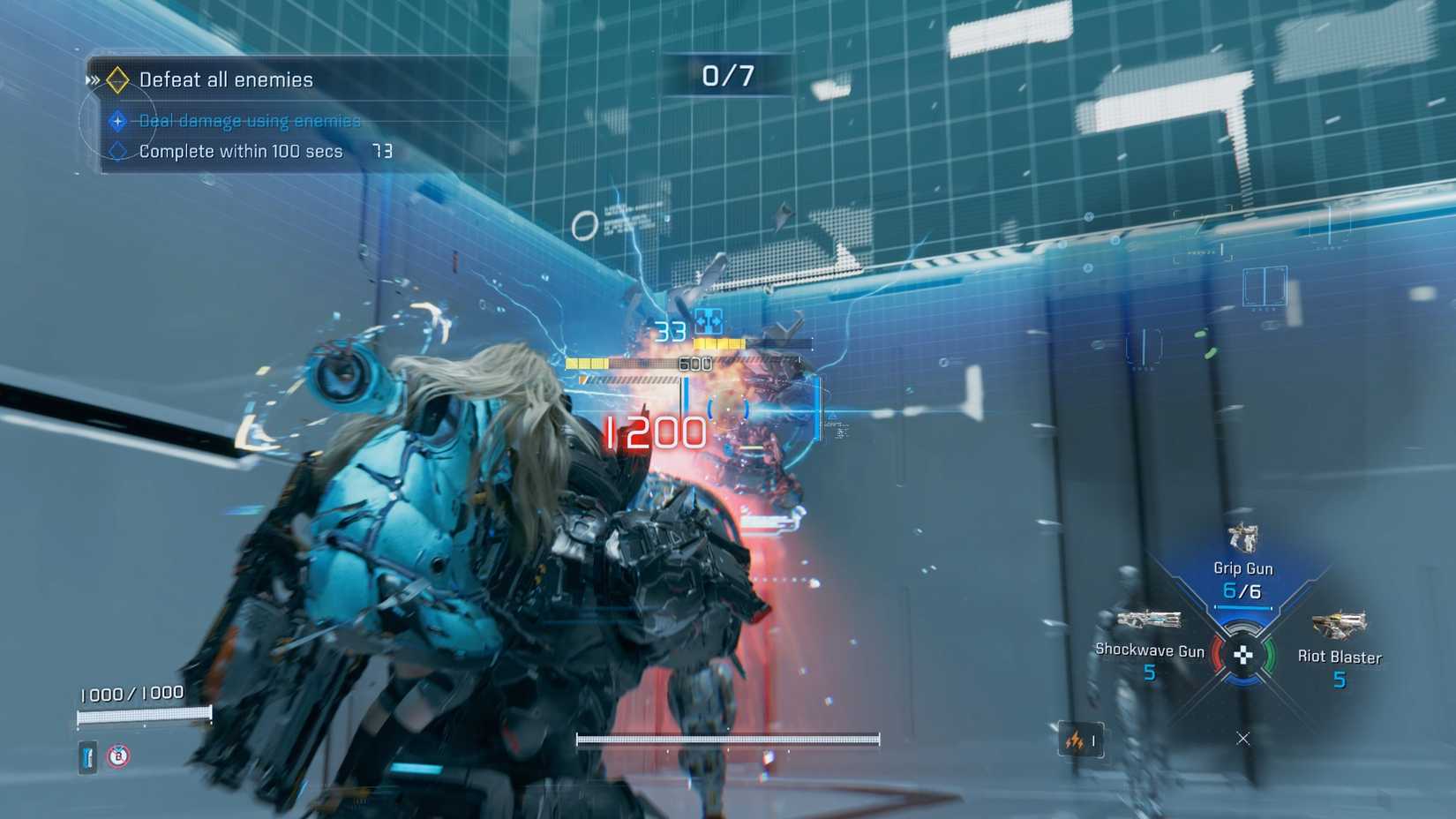 Damage using Medic Drone Training Simulation 6 Medic Pragmata