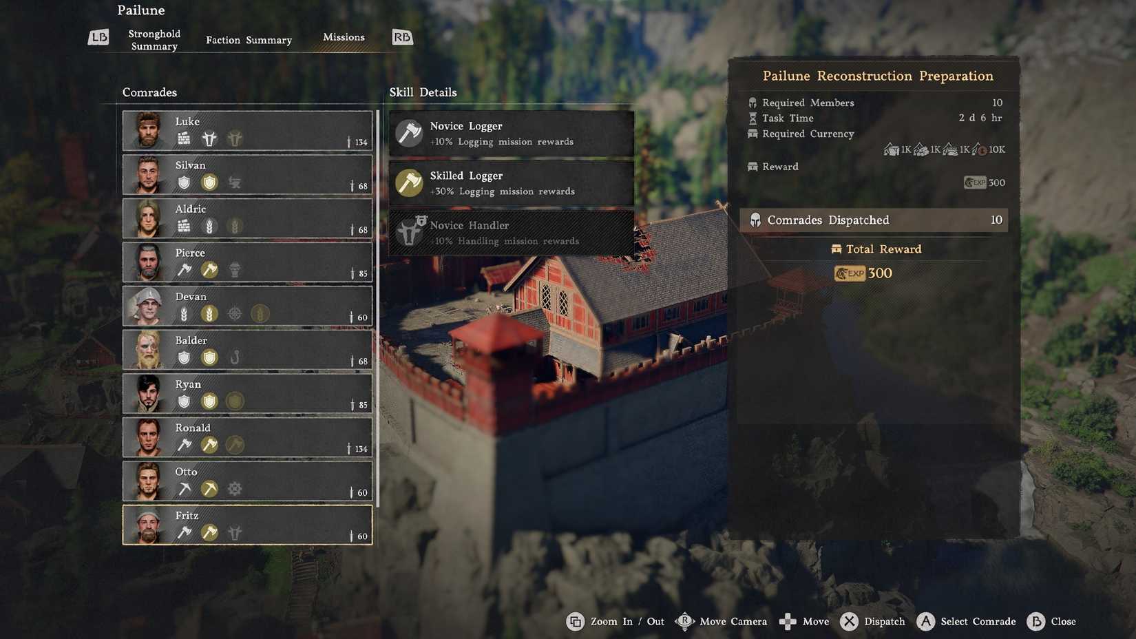 Sending Greymanes to reconstruct Pailune Quest Crimson Desert 