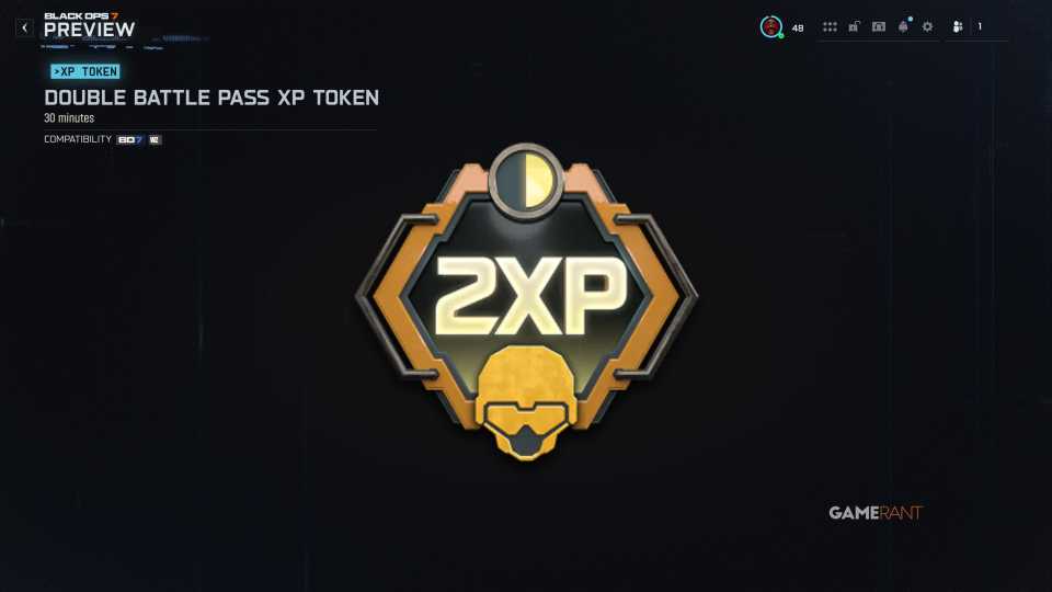Double Battle Pass XP Token (30 minutes) - Lost Outpost event reward
