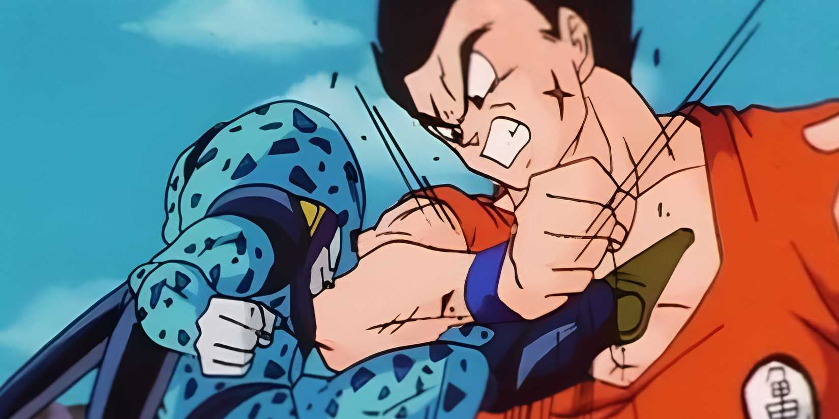 dragon ball times yamcha embarrassed opponent yamcha vs cell jr.