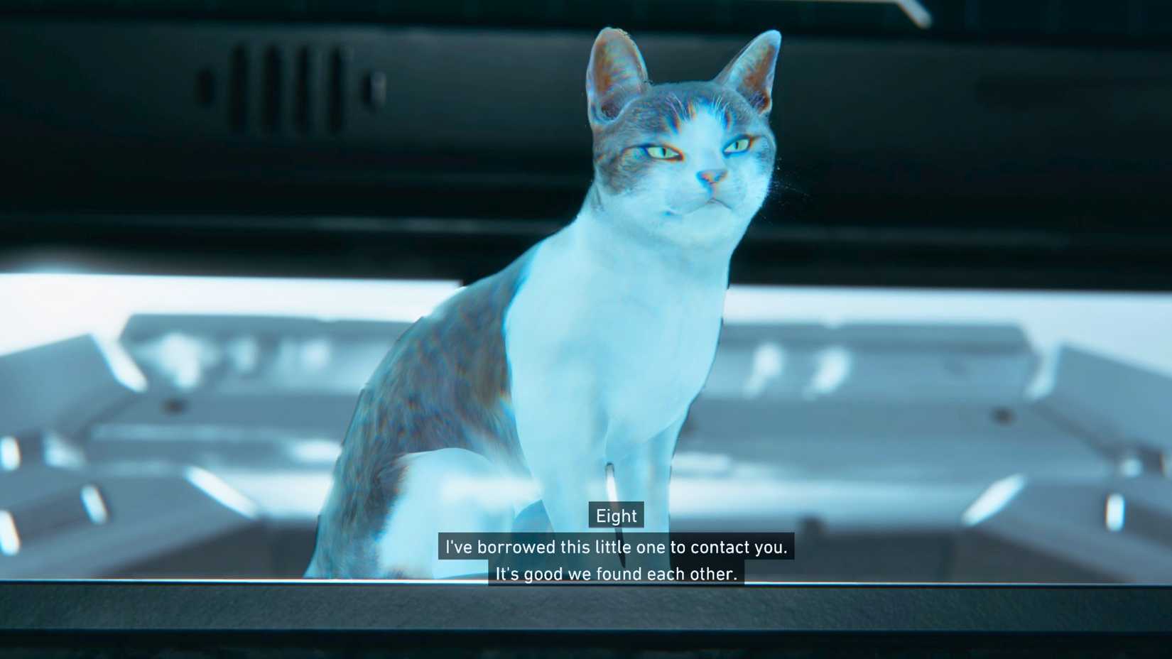 Eight as the voice actor of Cat Hologram Pragmata