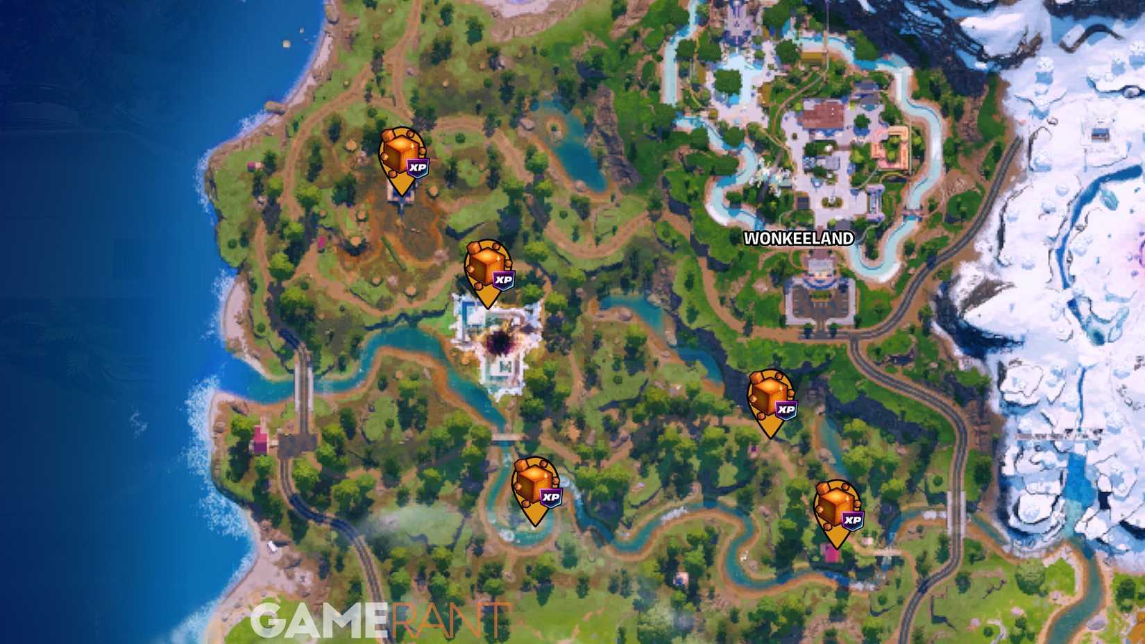 Elites Outpost - Chaos Cube Locations