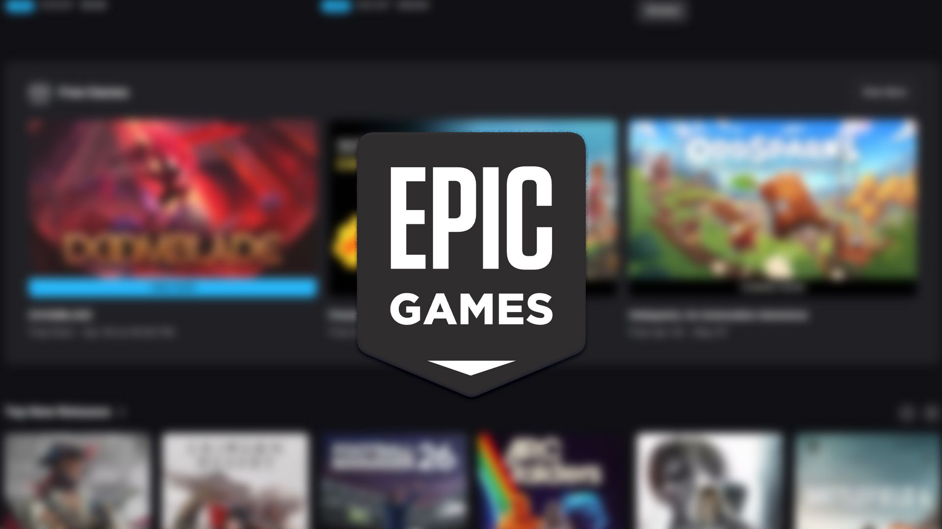 epic games logo free games via doomblade and oddsparks april 23rd free games
