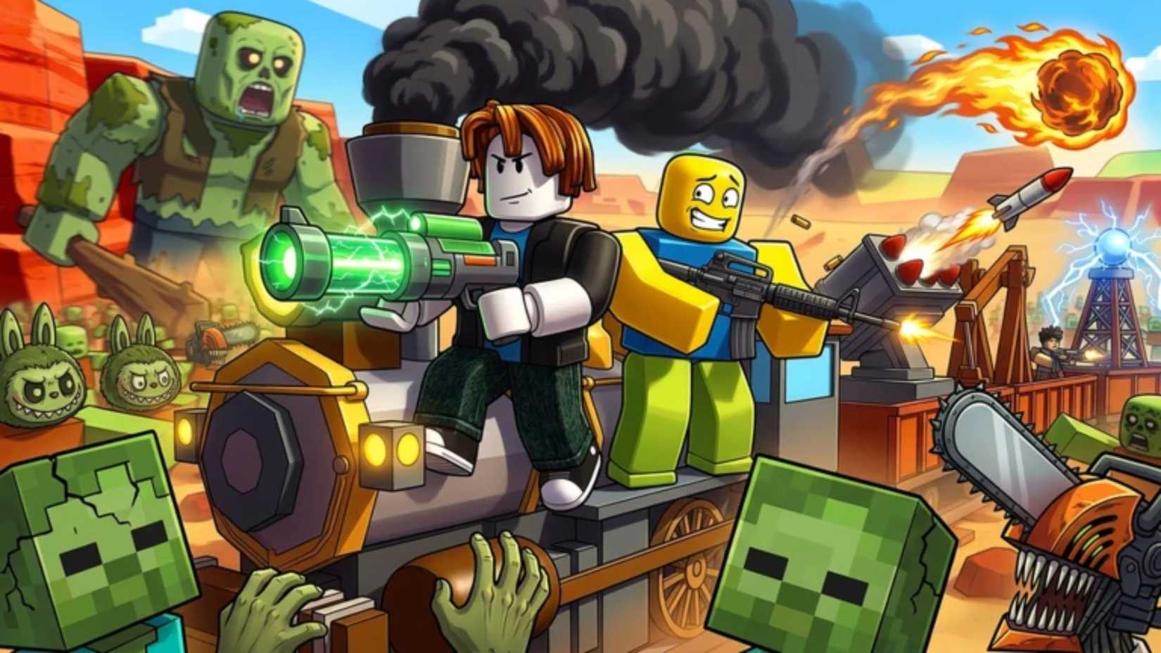 Escape Zombies Railway characters