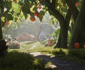 A house between trees in the Fable reboot.