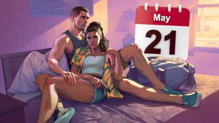 GTA 6 key art with May 21st calendar