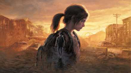 ellie and joel keyart from the last of us