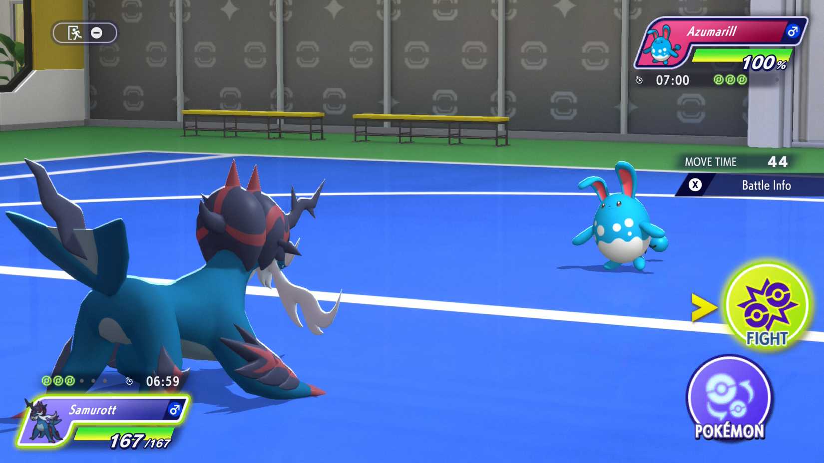 Fighting a match in Pokemon Champions (2026)