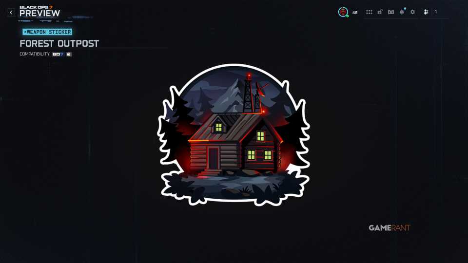 Forest Outpost Sticker - Lost Outpost event reward