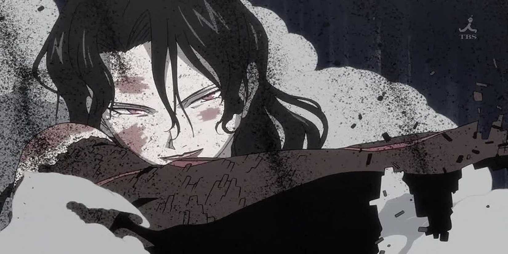 Fullmetal Alchemist Lust disappears.