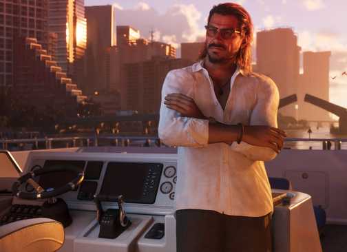 Grand Theft Auto 6 man in a boat