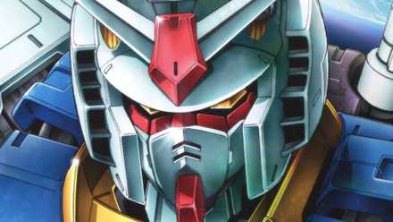 image: RX-78-2 Gundam from the original series featured in the Gundam Bible.