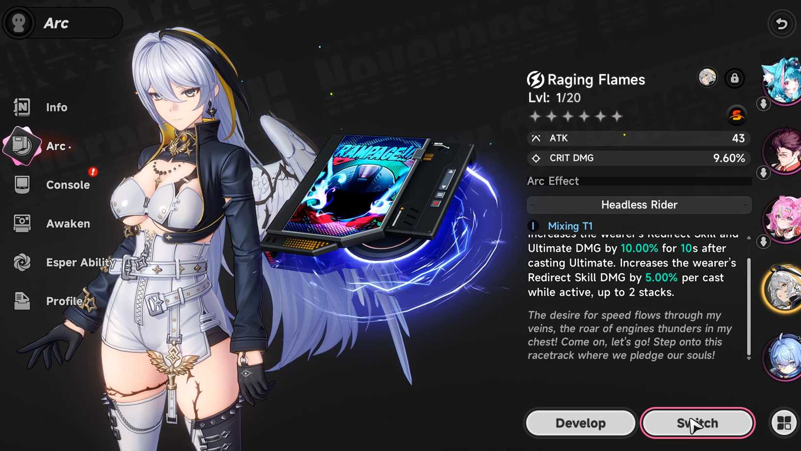 How To Get Flaming Bike 7 in nte