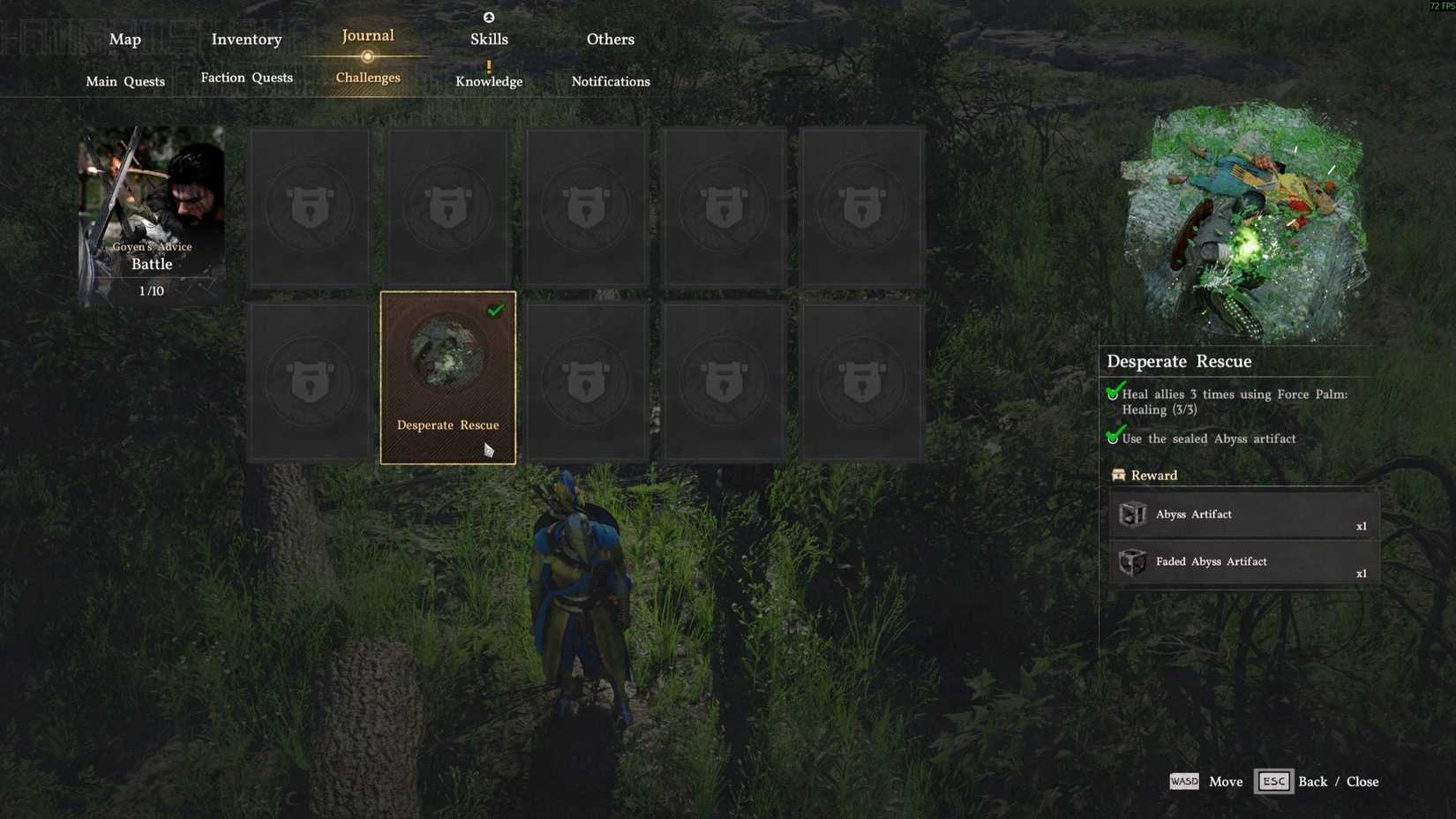 How to heal 3 allies with Force Palm Healing in Crimson Desert (Desperate Rescue)