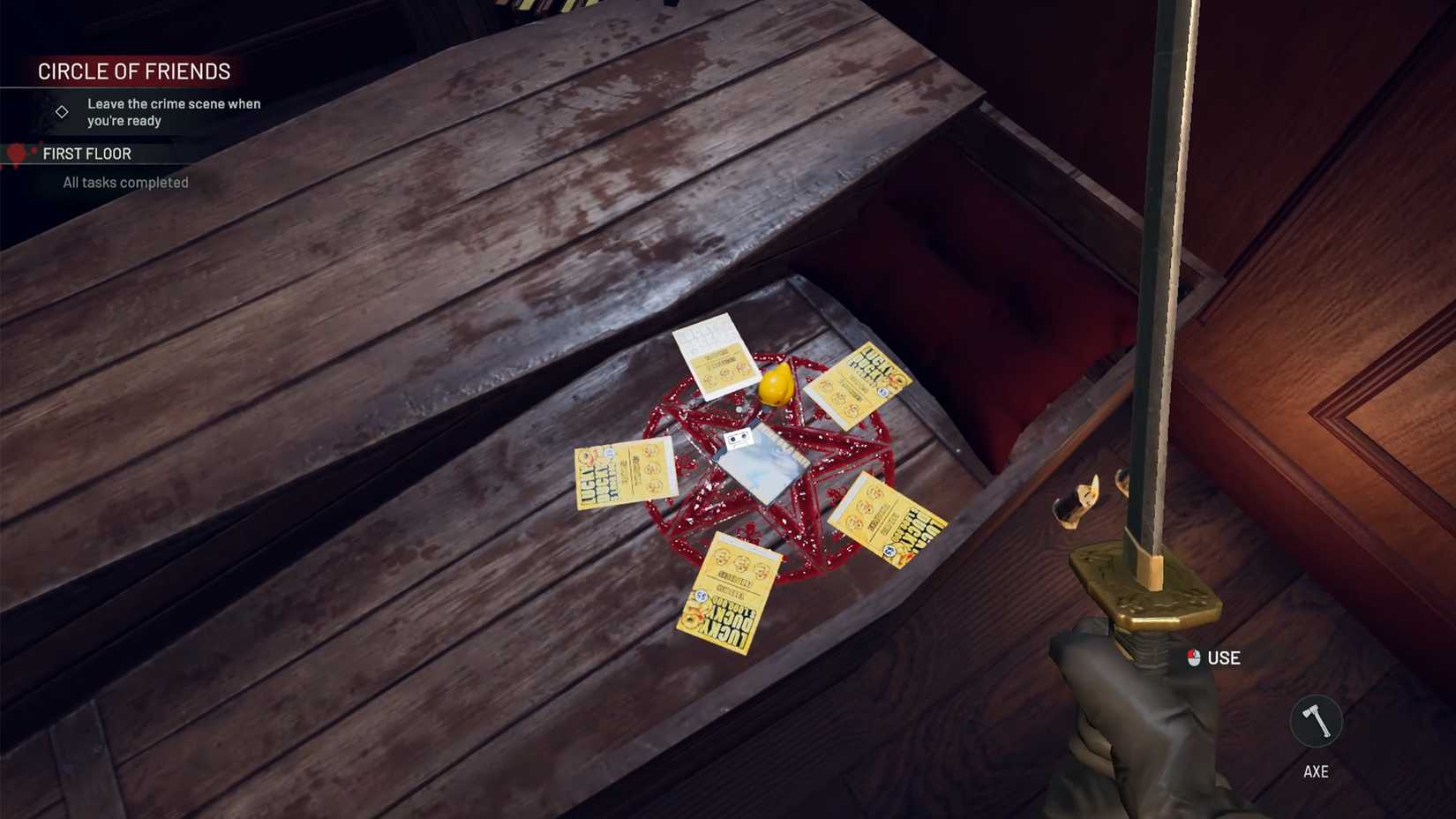 How To Open The Coffin In Circle Of Friends 8 in crime scene cleaner act 2