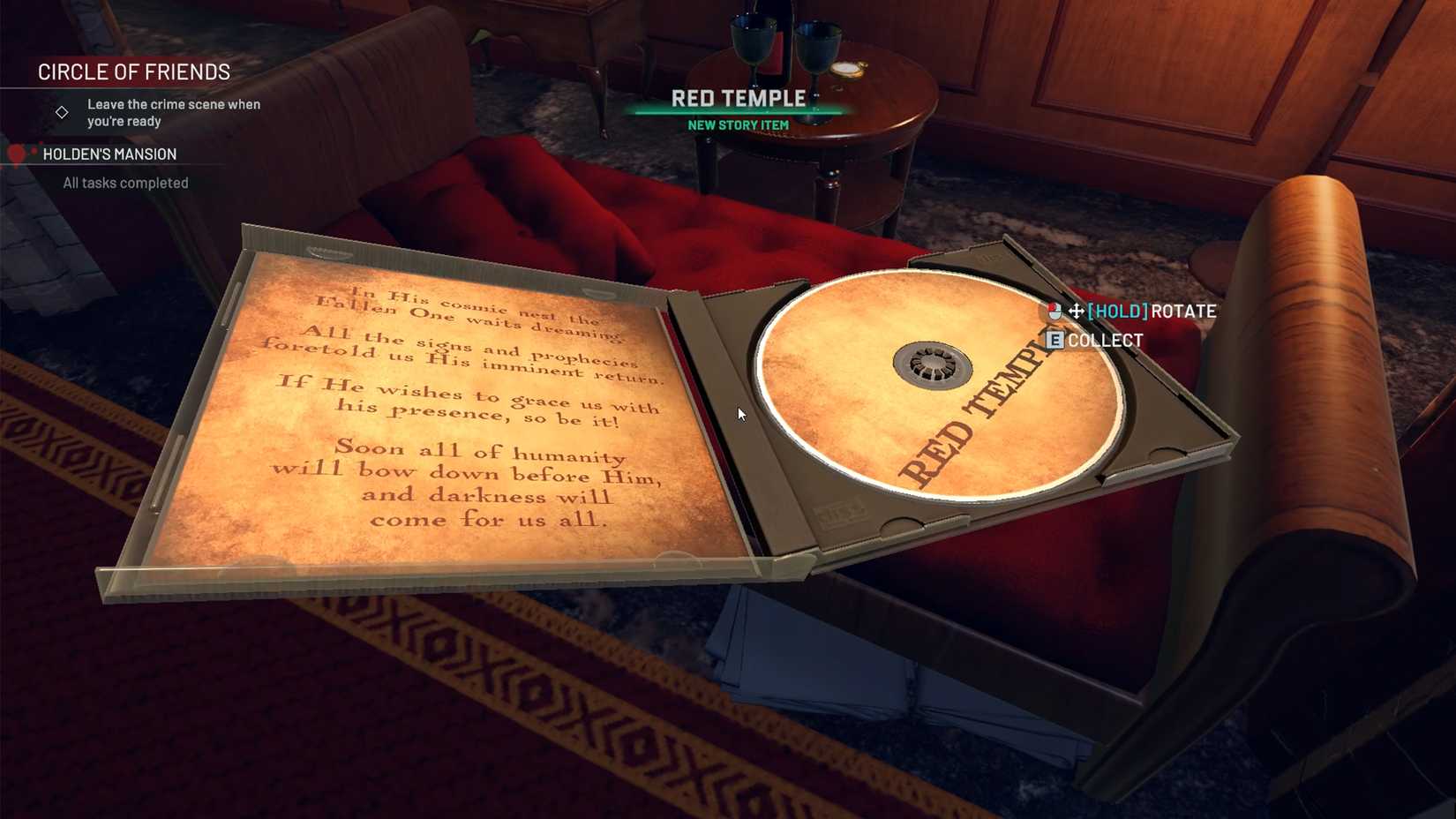 How To Open The Trap Door In Circle of Friends 10 in crime scene scleaner act 2