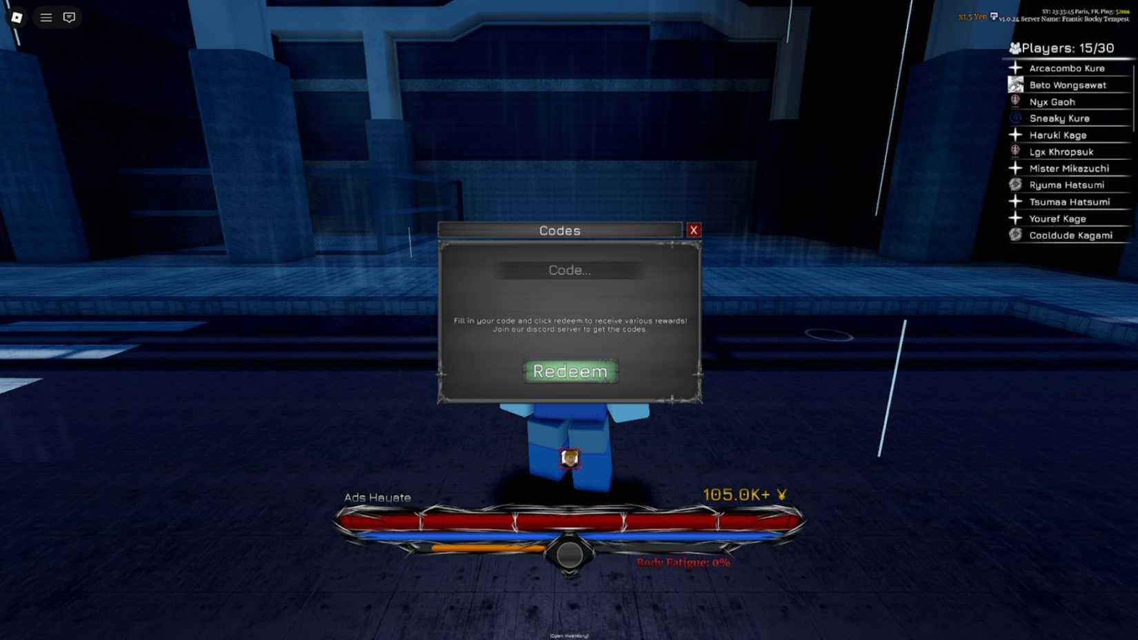 Hyaku Asura tab codes