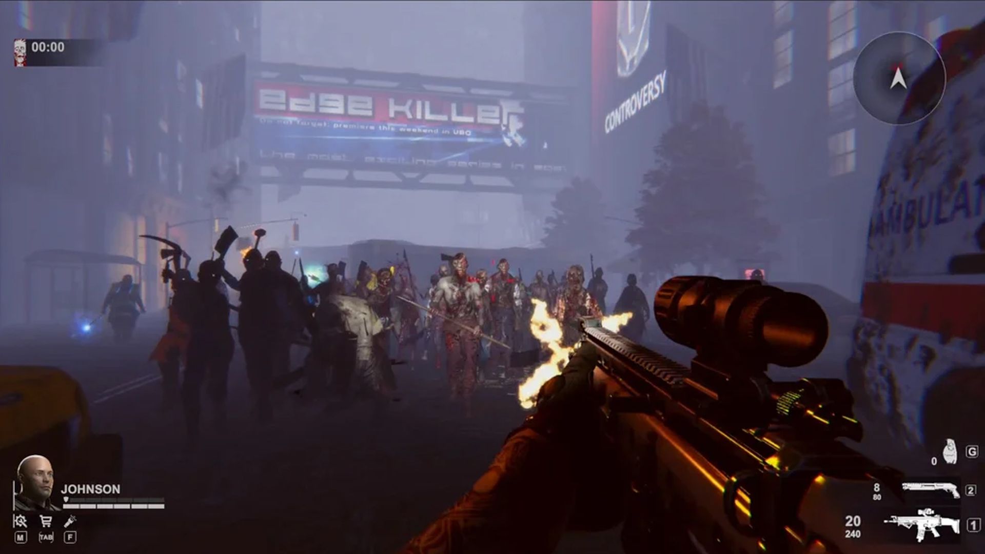 indiegala blood and zombies gunplay