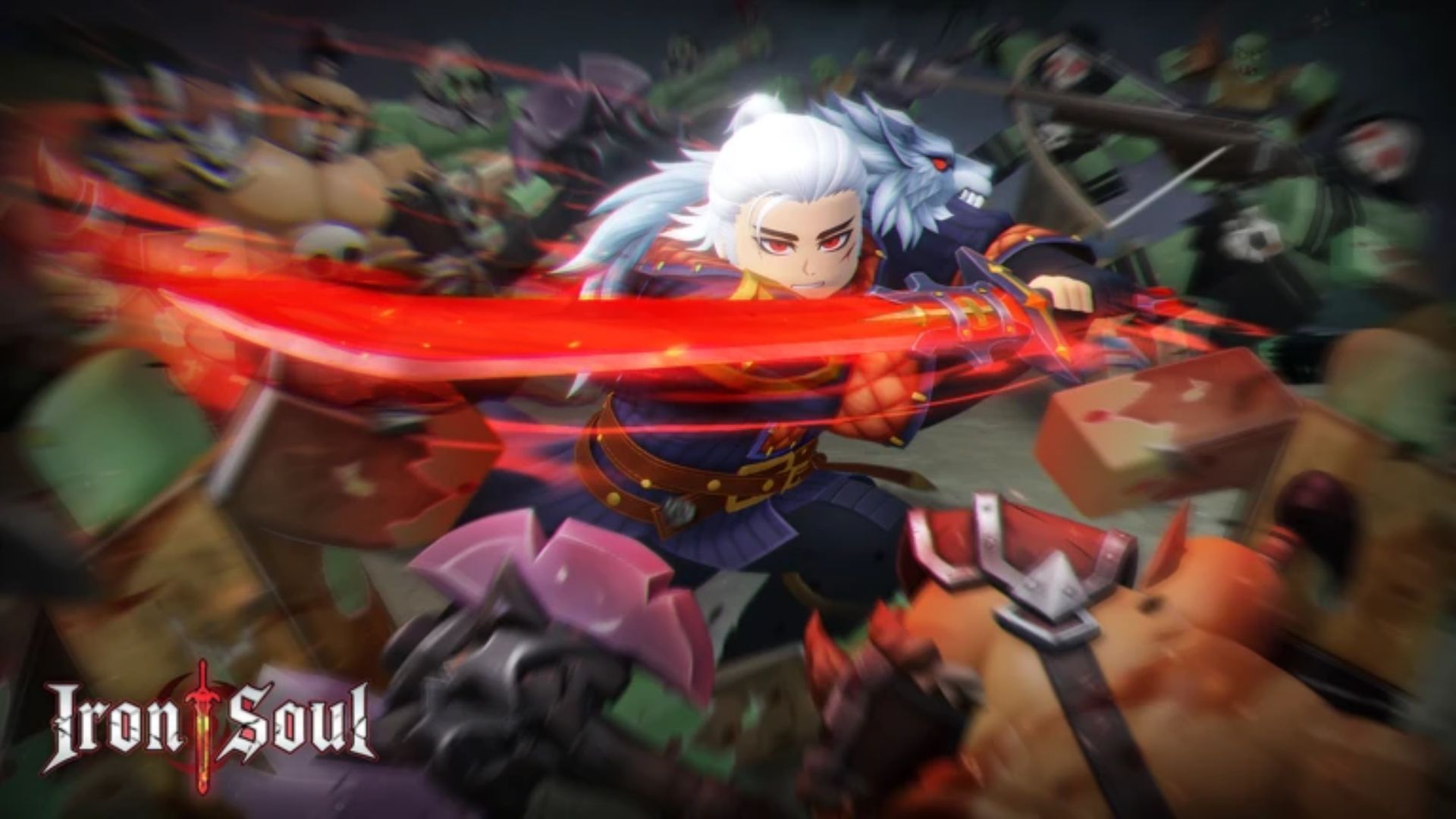 Gameplay and characters in Iron Soul Dungeon Iron Soul Dungeon character in action