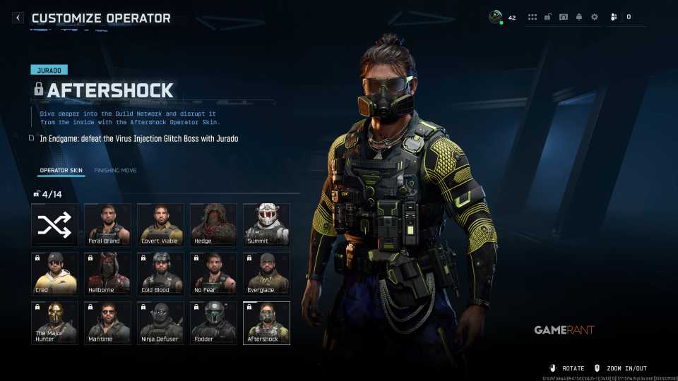 Jurado Aftershock Skin