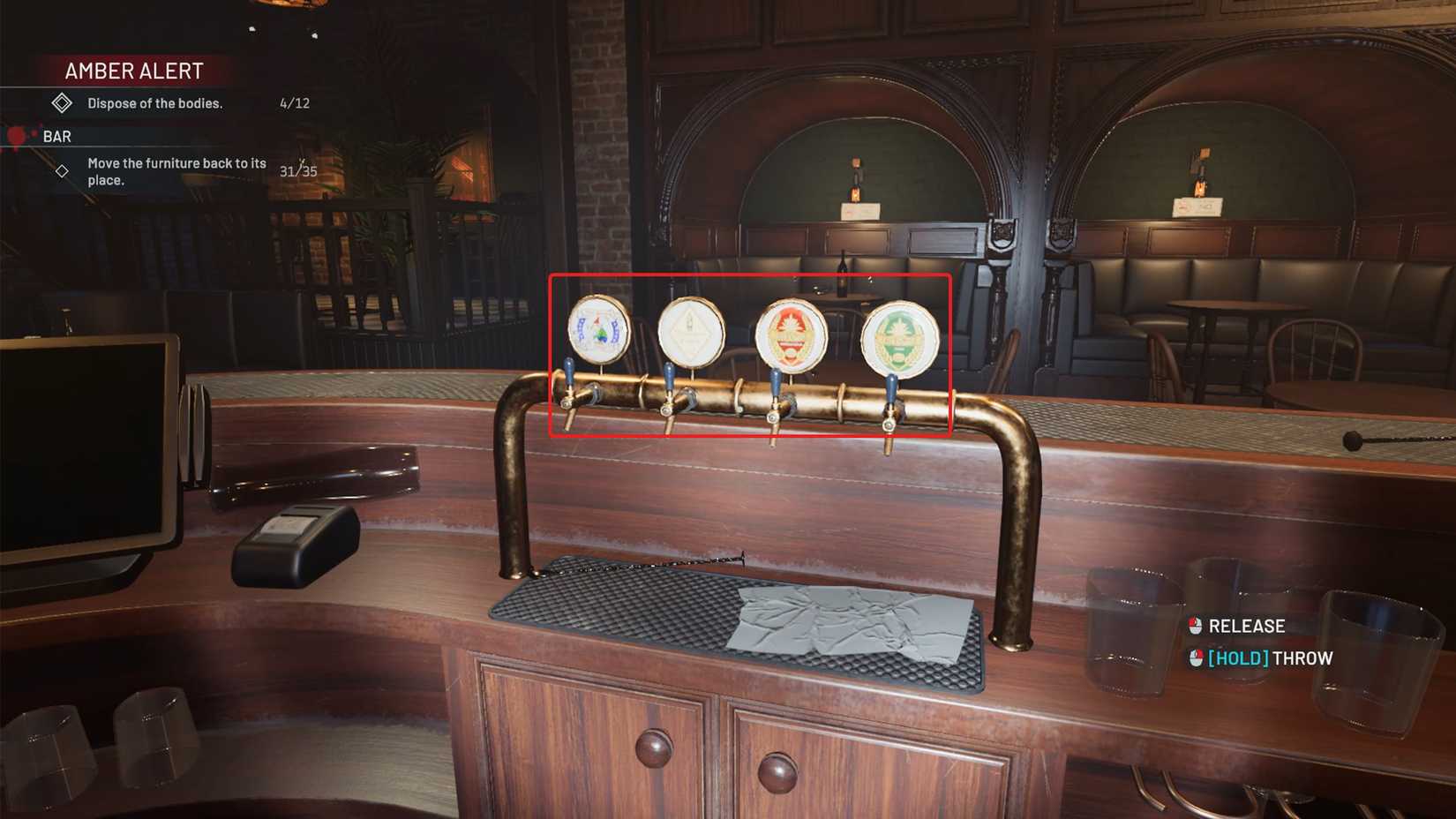 Solve the keg puzzle in Amber Alert 1 at Crime Scene Cleaner