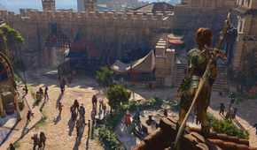 Act 3 Baldur's Gate 3 Lae'zel Looking over Sorcerous Sundries