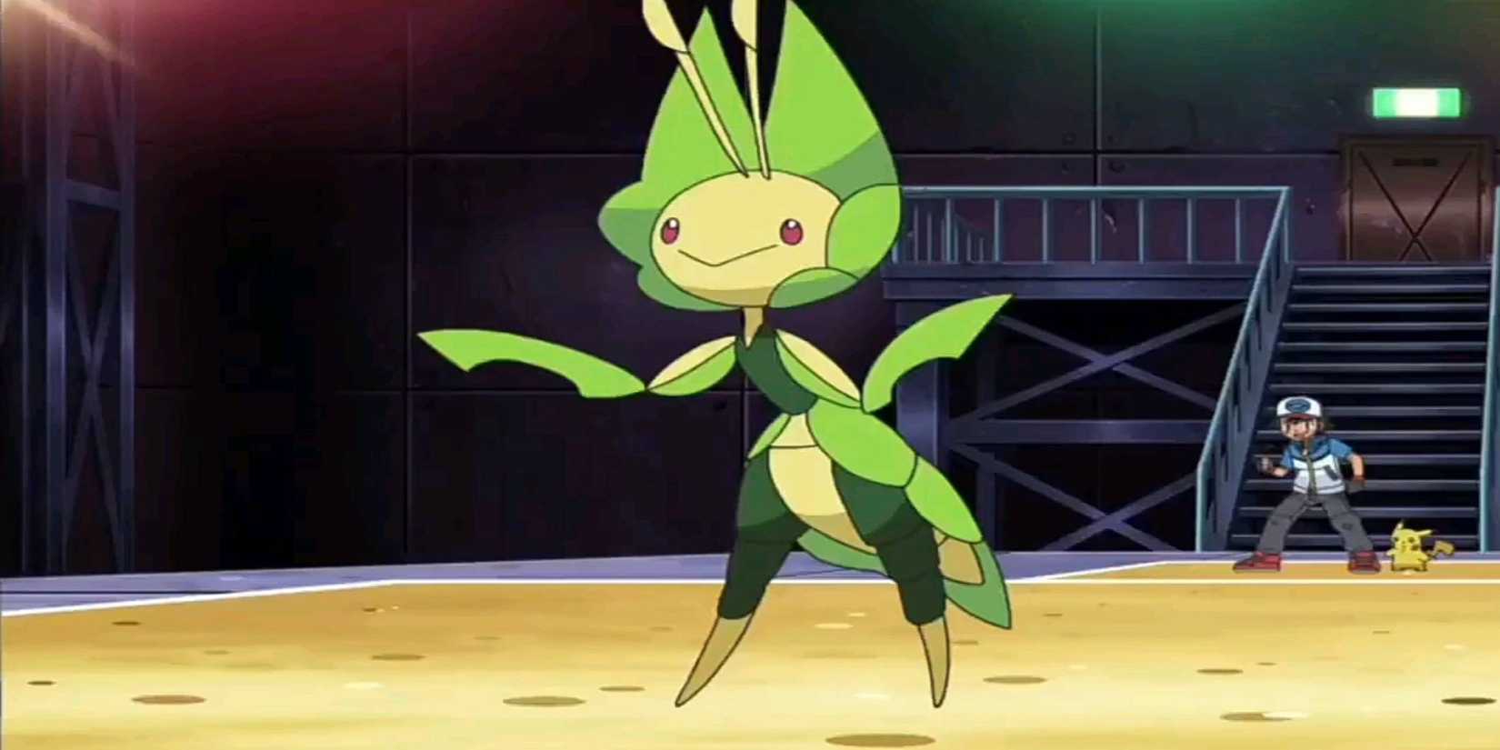 Leavanny Fighting Koffin Season 15 Episode 35 Rocking the Virbank Gym! Part 1