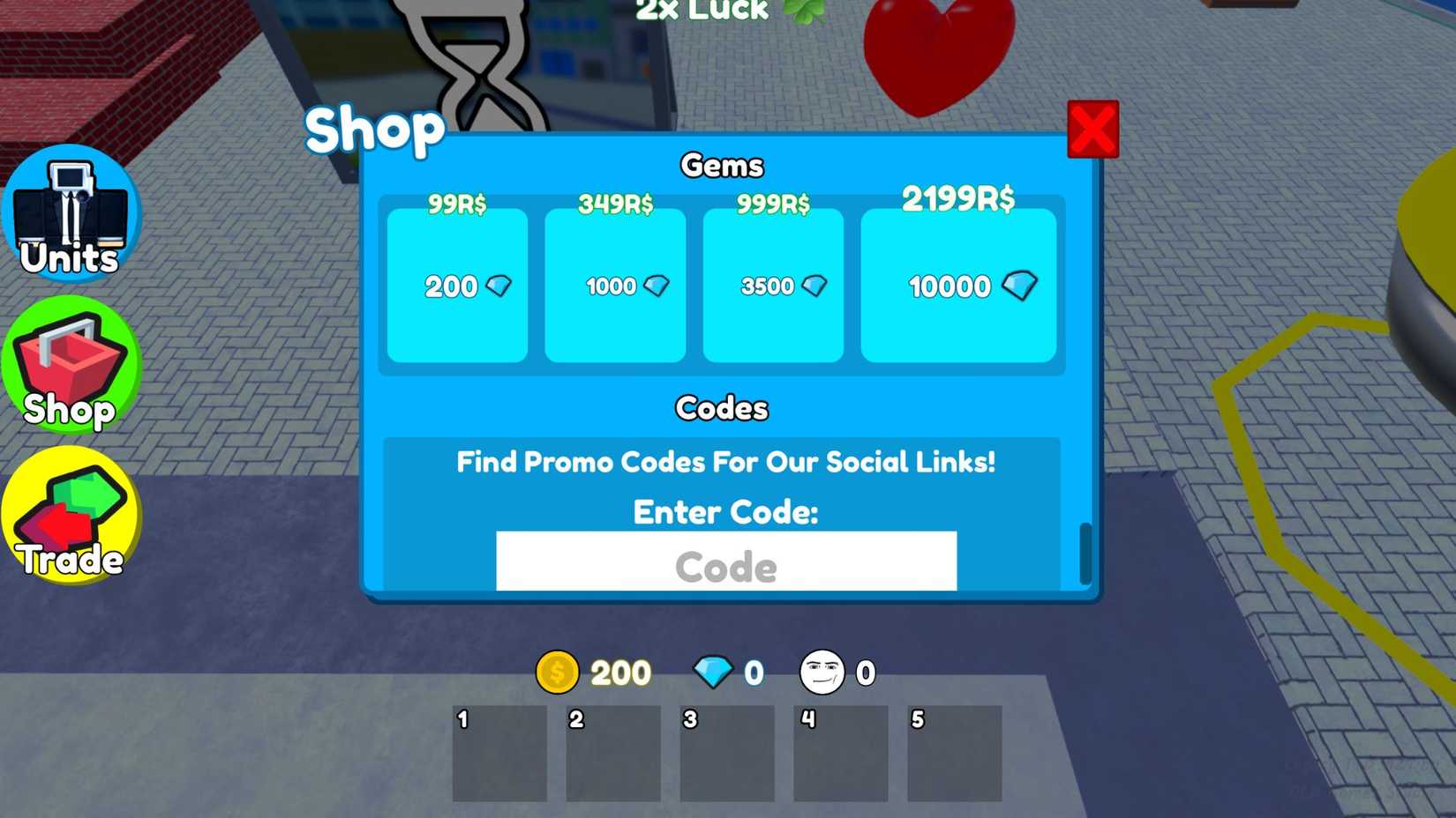 Roblox Legacy Toilet Tower Defense Codes