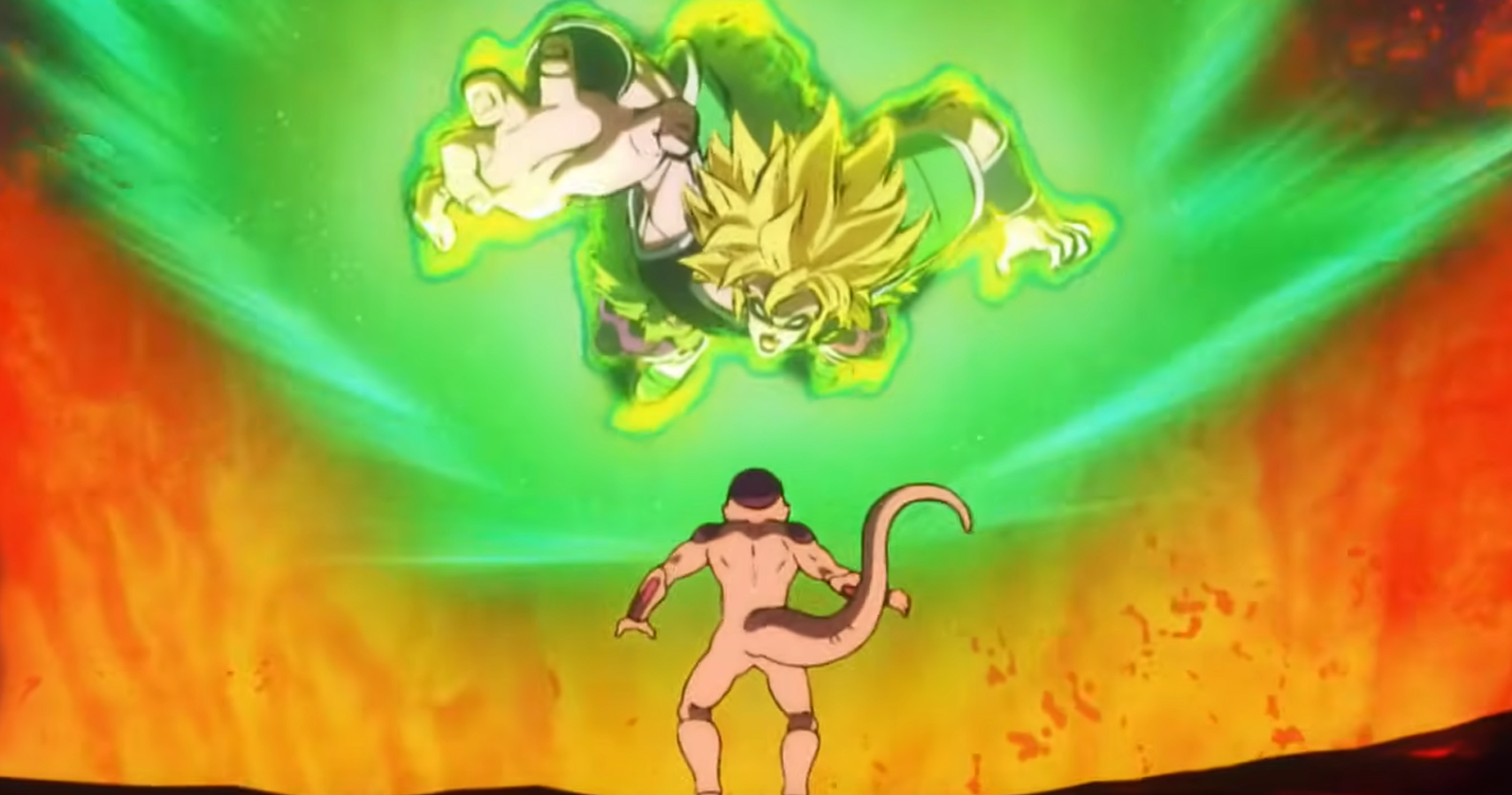 Legendary Super Saiyan Broly vs Frieza