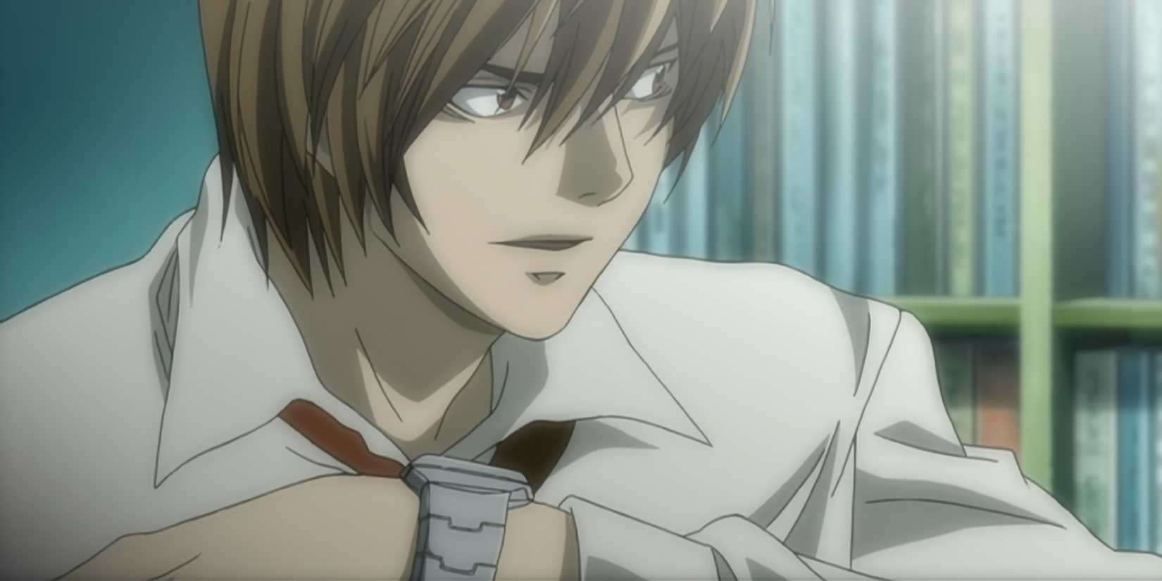 Bright checks his watch and speaks.