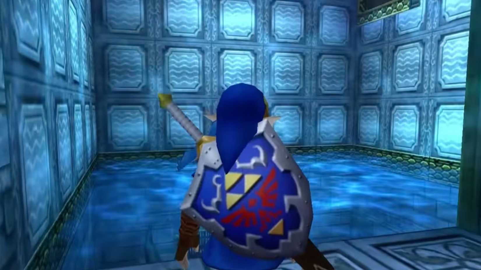 Link In The Water Temple In Ocarina of Time 