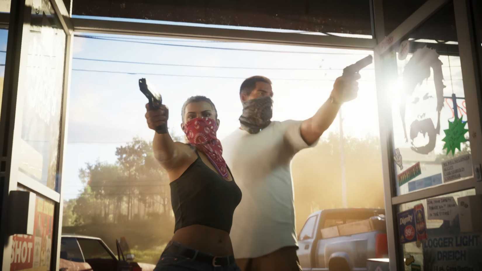 Lucia Caminos and Jason Duval in GTA 6