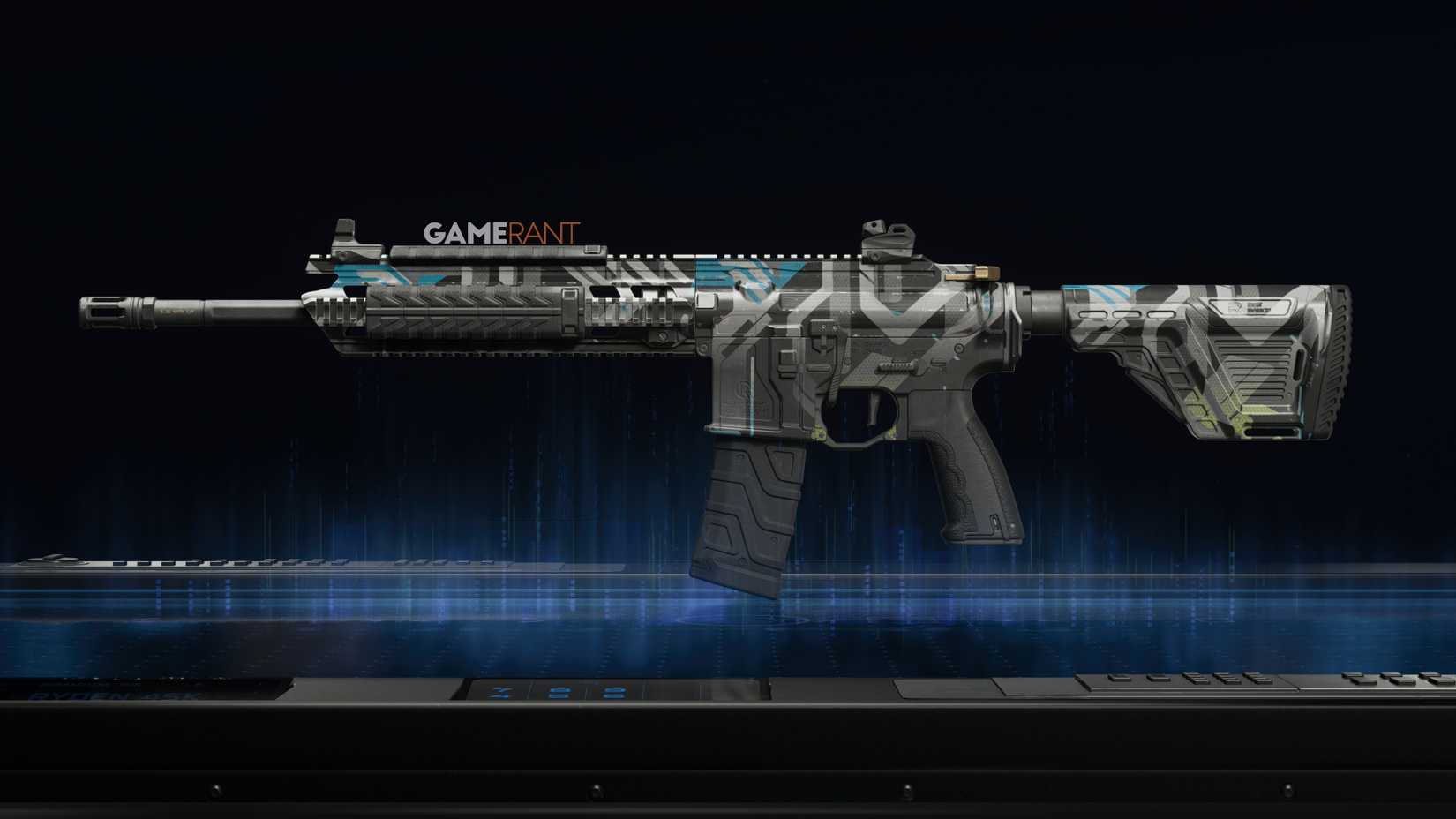 Mainframe Camo Preview on the MK35 ISR - Black Ops 7