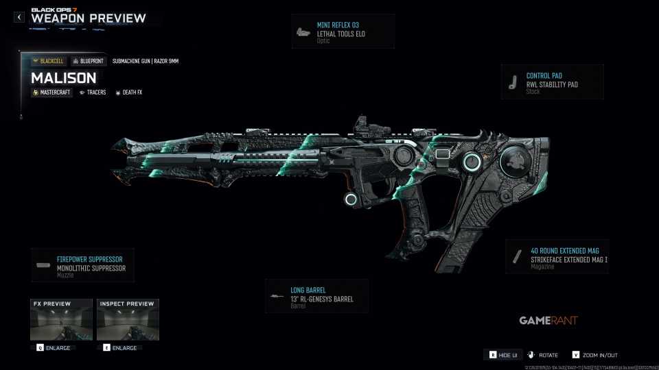 Malison Razor 9mm Mastercraft