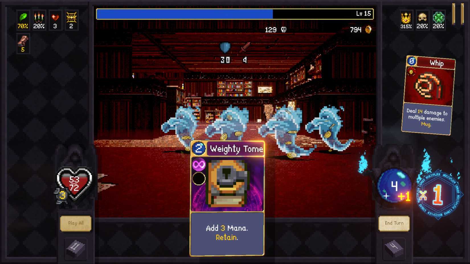 Vampire Crawler in combat