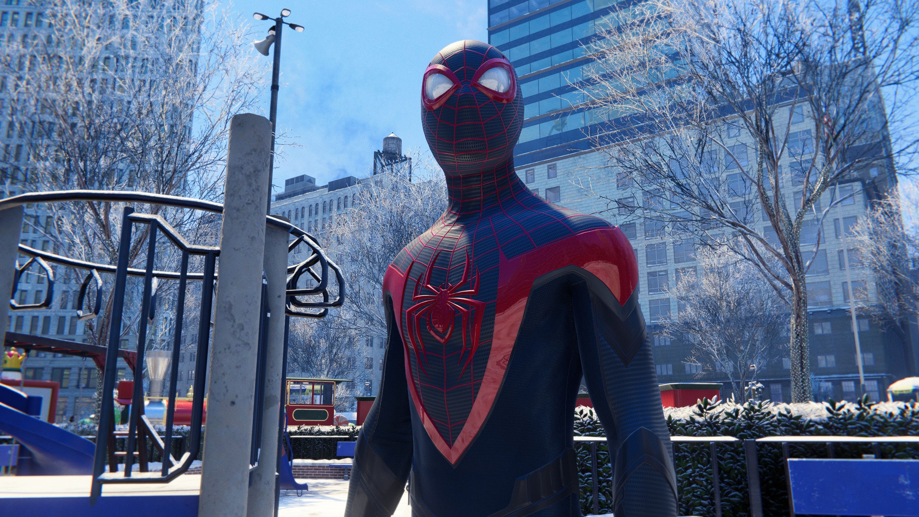 Miles as Spider-Man in Marvel's Spider-Man Miles Morales
