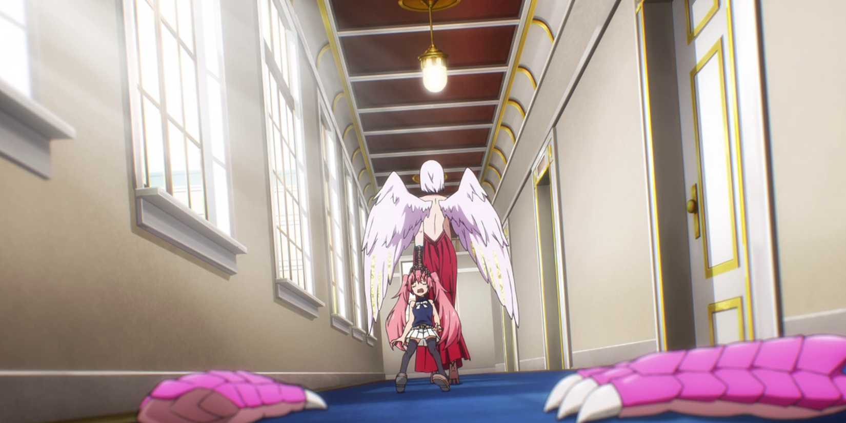 Milim Dibawa Pergi oleh Demon Lord Frey – That Time I Got Reincarnated As a Slime Season 4 Episode 4.