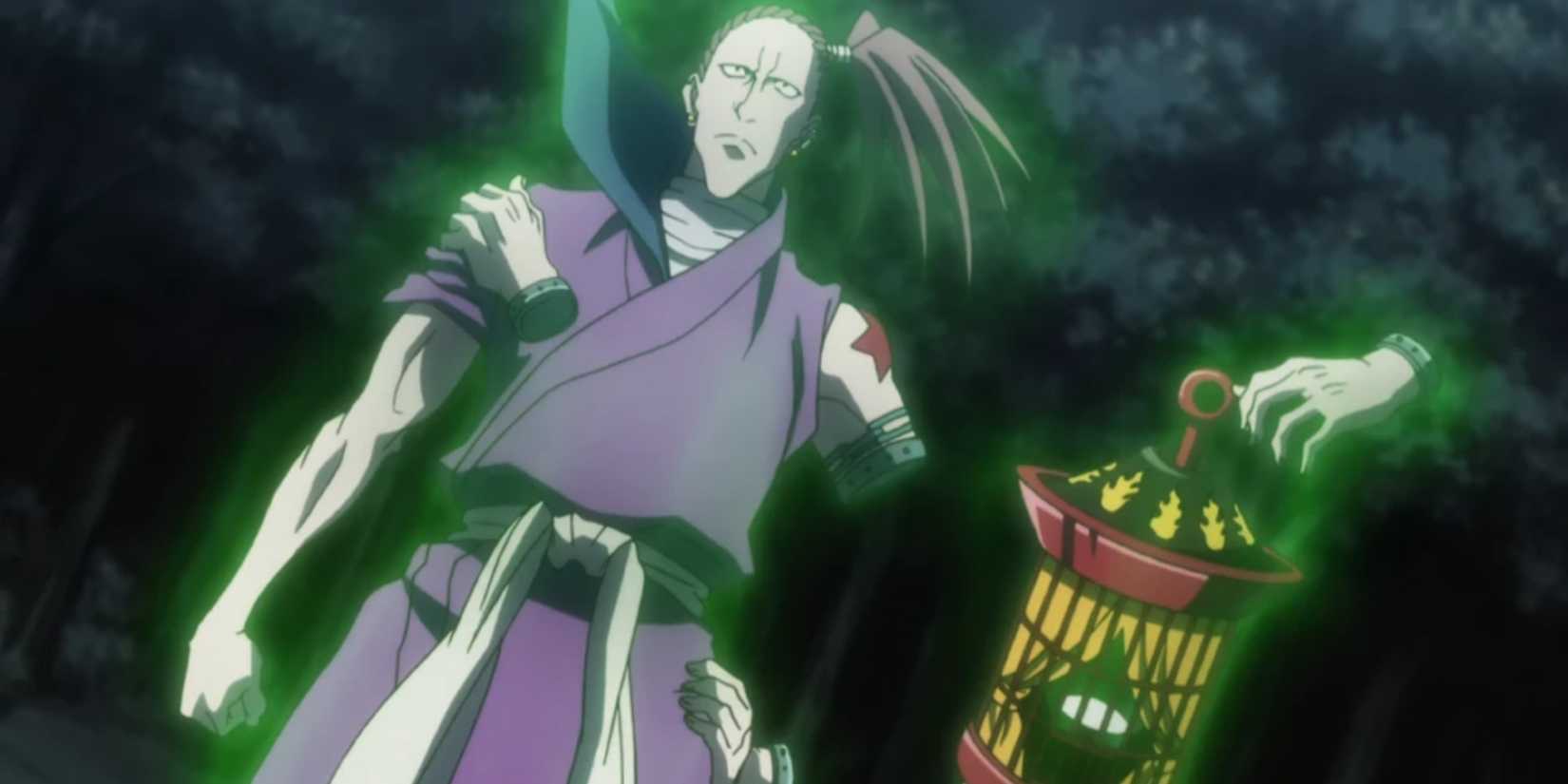 MixCollage-17-Apr-2026-09-17-PM-Shoot uses Hotel Rafflesia against Killua in Hunter X Hunter's Chimera Ant Arc.