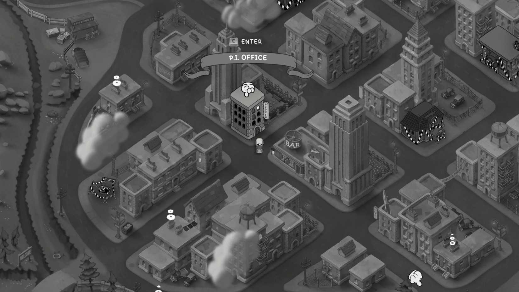 mouse pi for hire pi office npc side job hub area