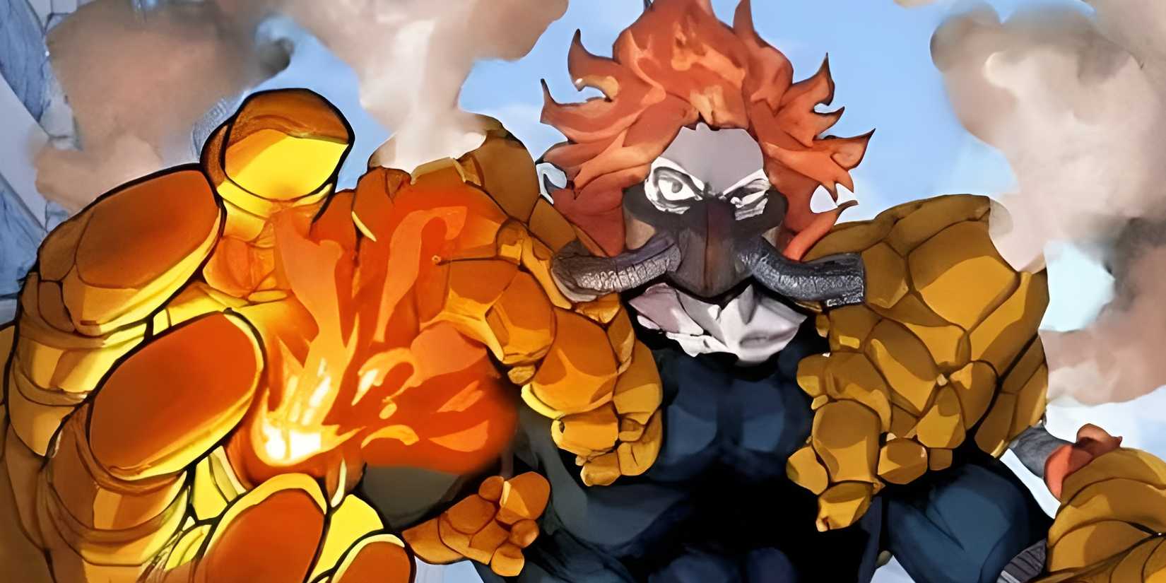 my hero academic volcanic eruption quirk