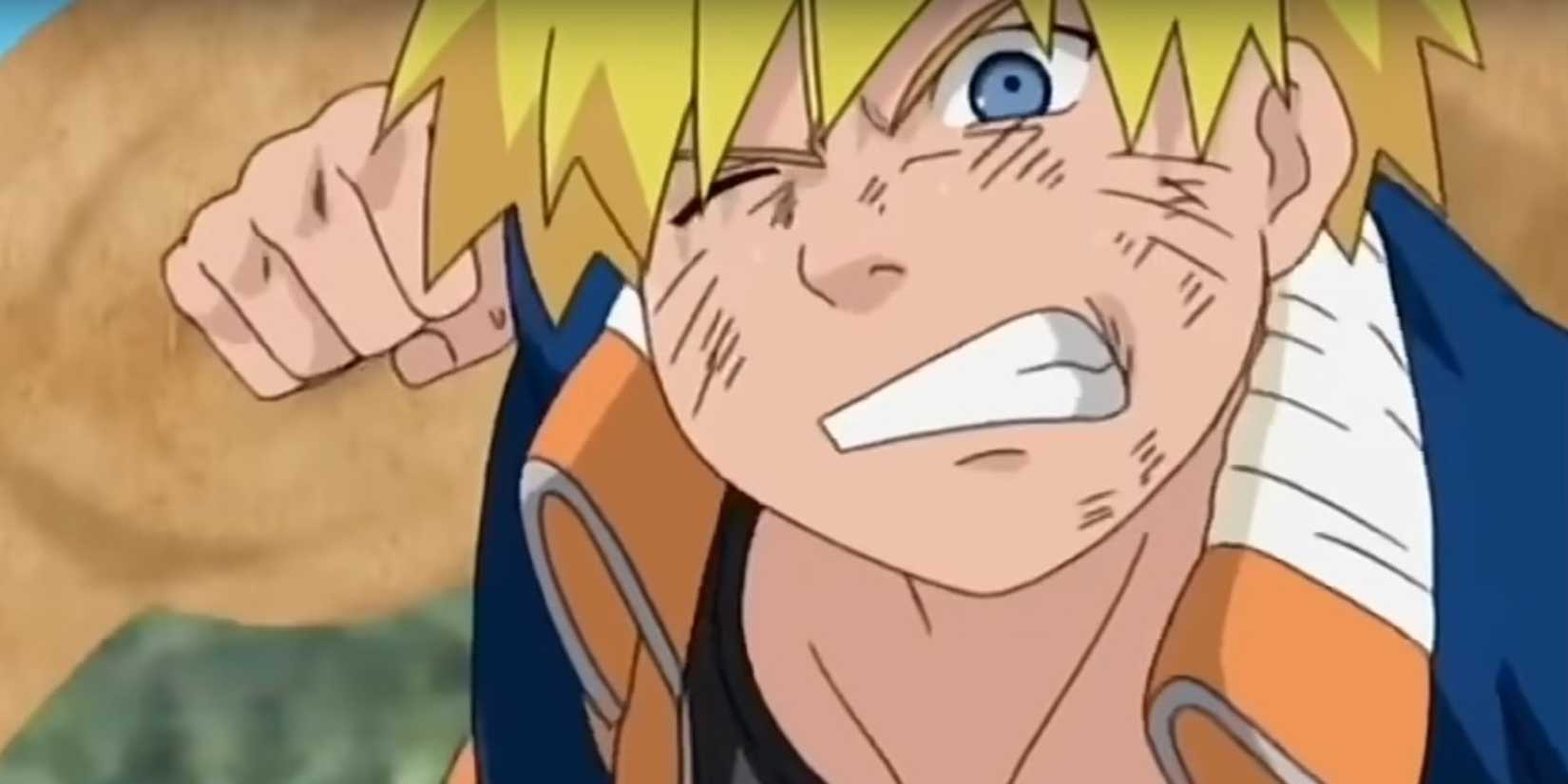 Naruto menarik kembali tinjunya.