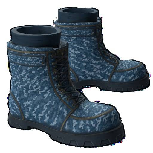 Navy camo boots rust