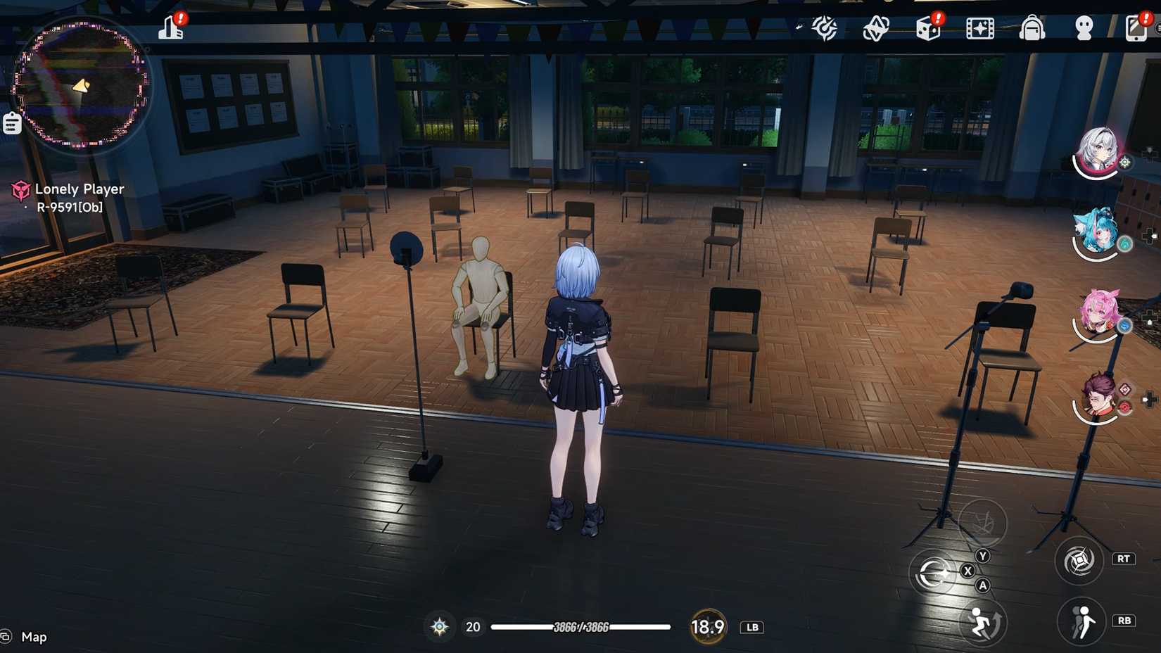 neverness-to-everness-nte-lonely-player-anomaly-commission-wandering-puppet-locations - auditorium wandering puppet location wait