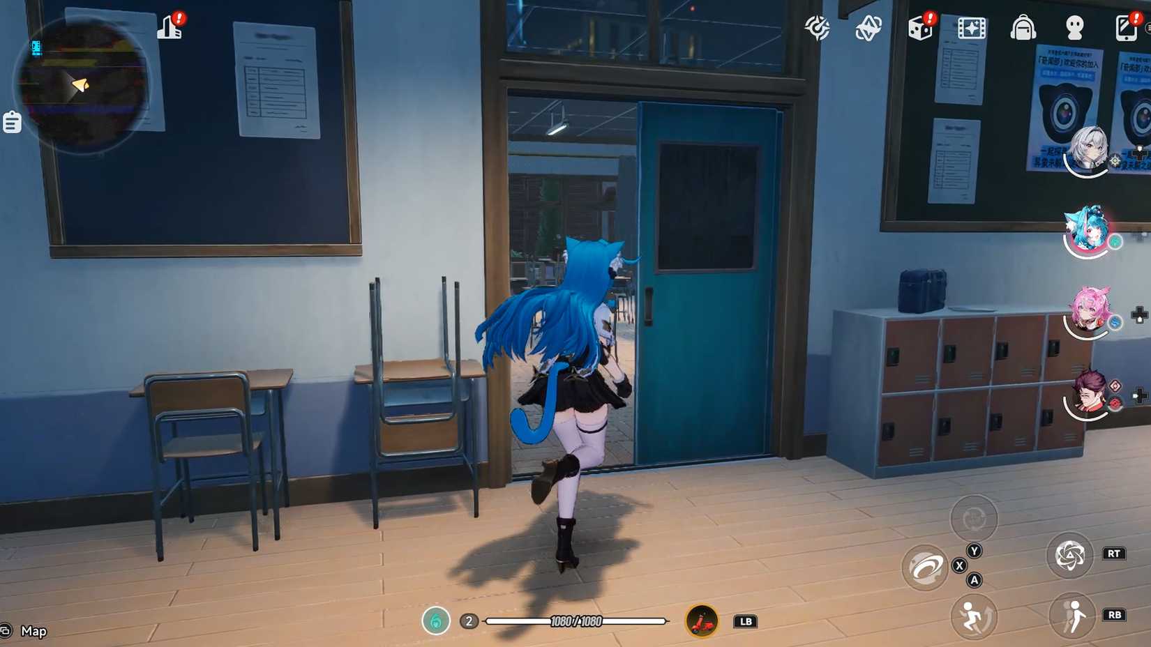 neverness-to-everness-nte-lonely-player-anomaly-commission-wandering-puppet-locations - classroom wandering puppet - enter classroom