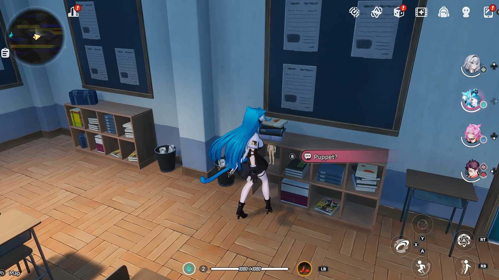 neverness-to-everness-nte-lonely-player-anomaly-commission-wandering-puppet-locations - classroom wandering puppet - small puppet 2