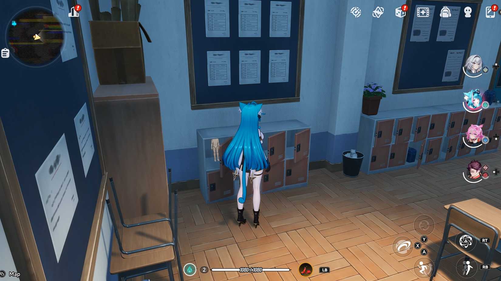 neverness-to-everness-nte-lonely-player-anomaly-commission-wandering-puppet-locations - classroom wandering puppet - small puppet 3