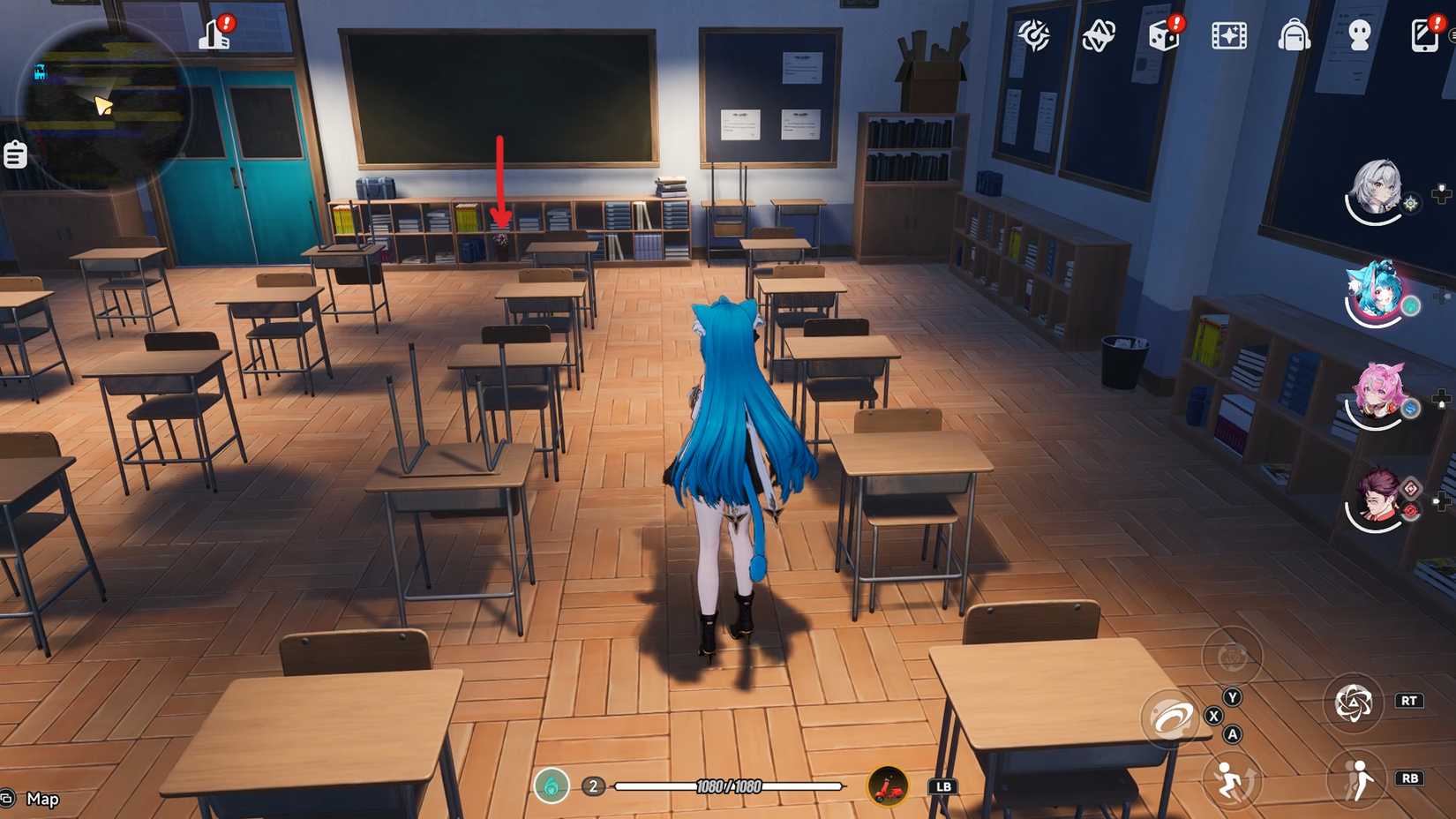 neverness-to-everness-nte-lonely-player-anomaly-commission-wandering-puppet-locations - classroom wandering puppet - small puppet 4